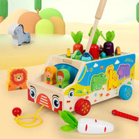 Thumbnail for Montessori Animal Matching Toy – Éducatif et interactif – Puzzle « Voiture à jouets »
