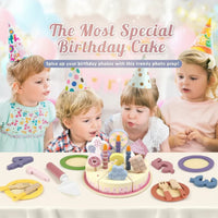 Thumbnail for Wooden Cake Cutting Toy – Créativité et jeux de rôle – Gâteau d'anniversaire en bois