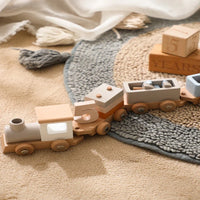 Thumbnail for TrainCount –  Classique et éducatif – Train Montessori en bois
