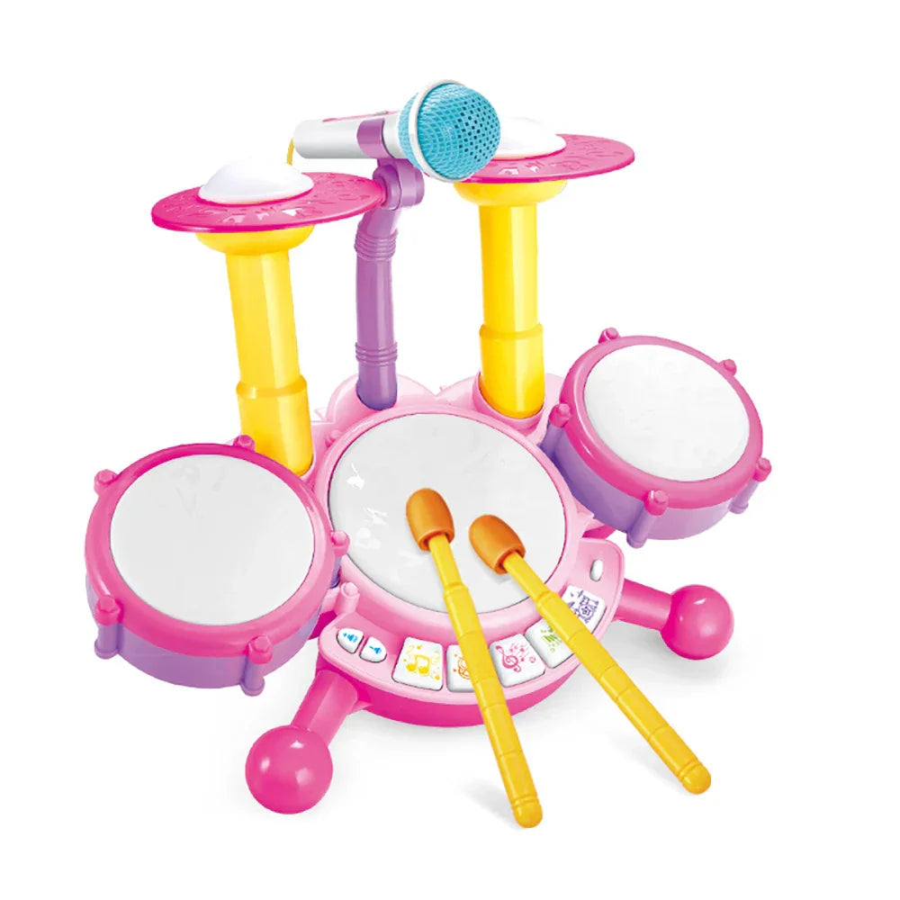 Kids Drumset™ - Initiation musicale pour petits - Batterie jouet