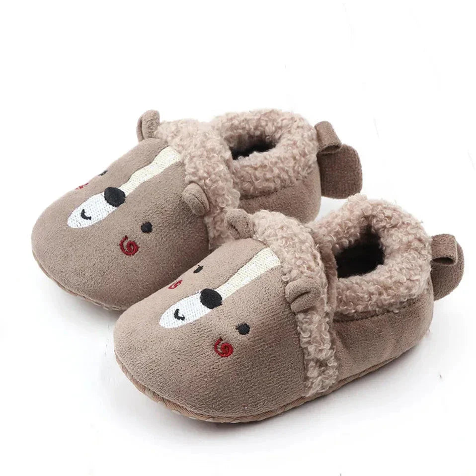 Mini Fashion™ - Animaux en peluche - Chaussons animaux pour tout-petits