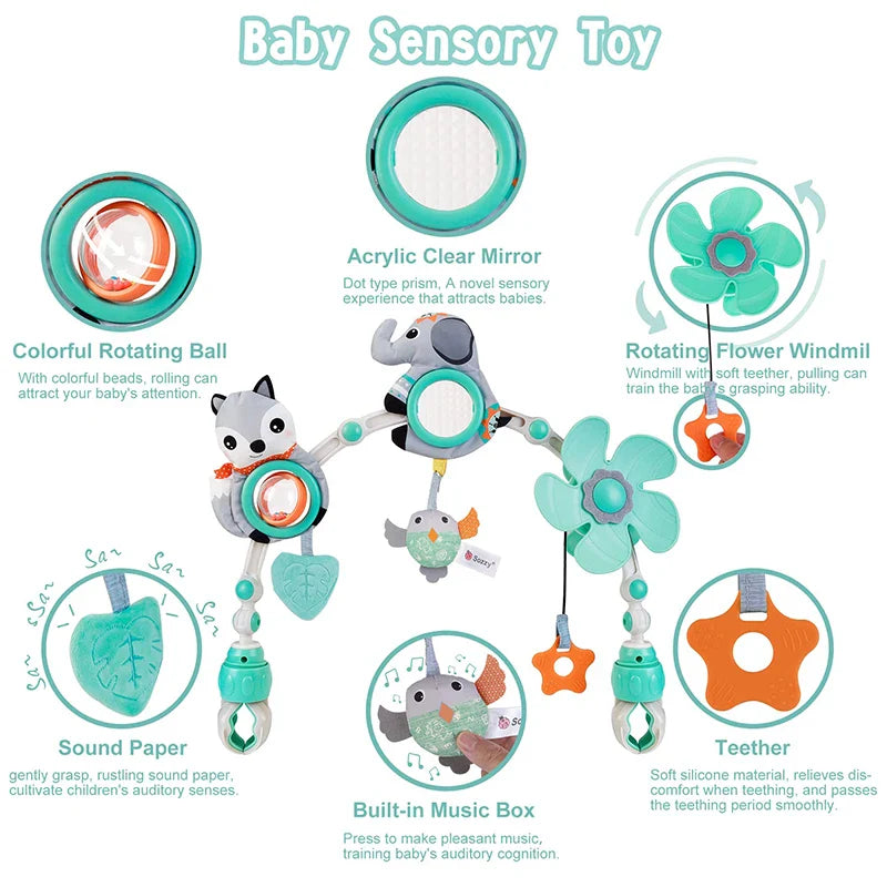 Tiny Tunes – Musical et mobile – Tendeur de poussette