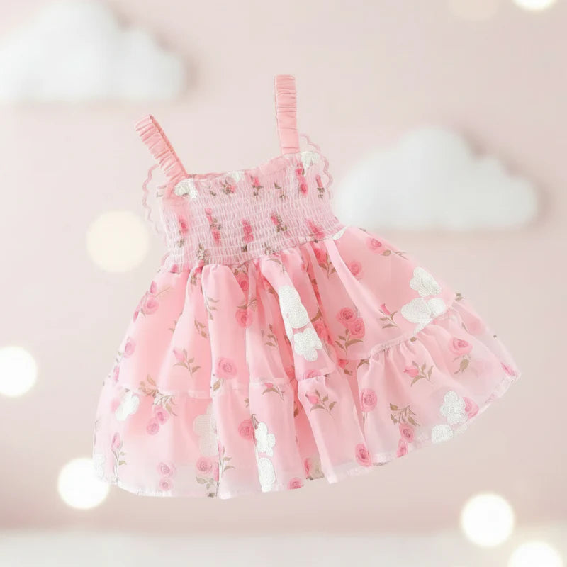 Girls Butterfly Dress – Mignonne et légère – Robe pour enfant