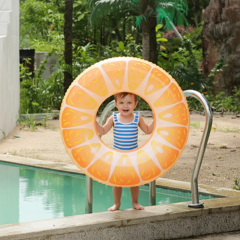 SunSplash – Tropical et confortable – Bouée en forme de fruit tropical