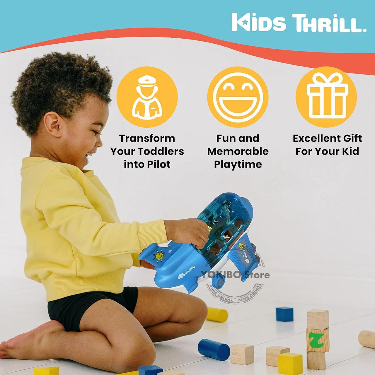 Avion Pilot Pals™ - Copilote Parfait - Jouet Avion