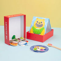 Thumbnail for Educational Play House™ – Motricité fine et reconnaissance des couleurs - Jeu alimentaire Montessori