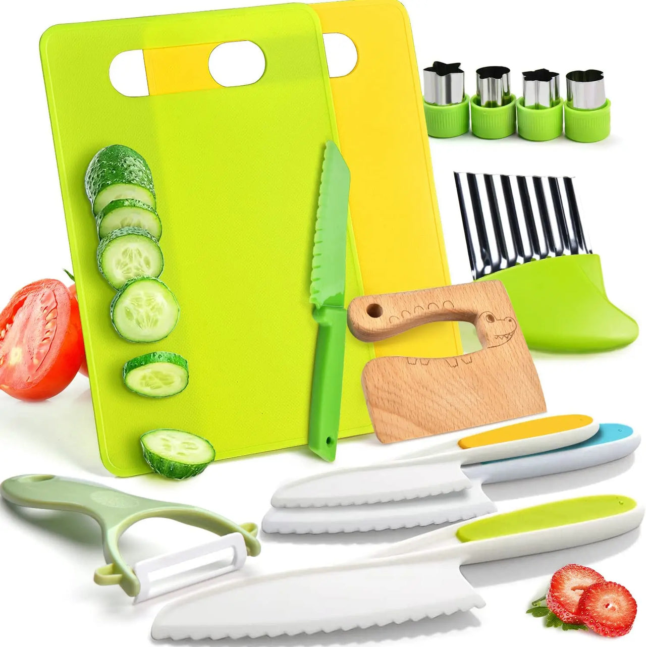 Junior Chef Set™ - Sécurité en cuisine - Ensemble de découpe pour enfants