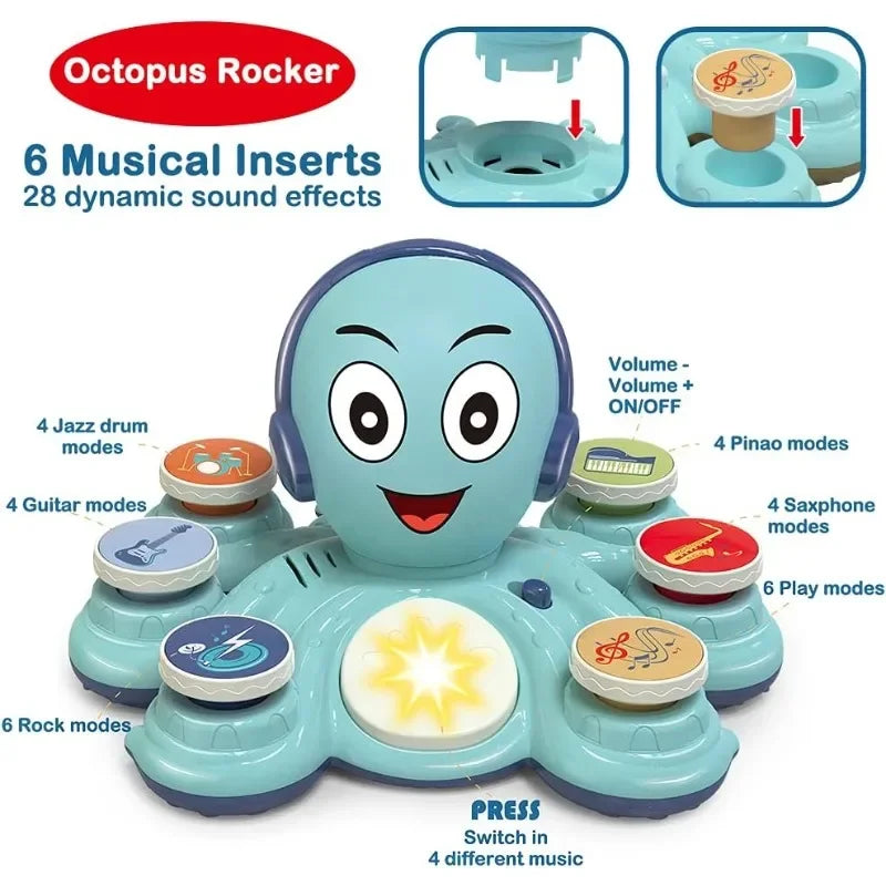 Musical Octo™ - La fête musicale de la pieuvre - Jouets musicaux