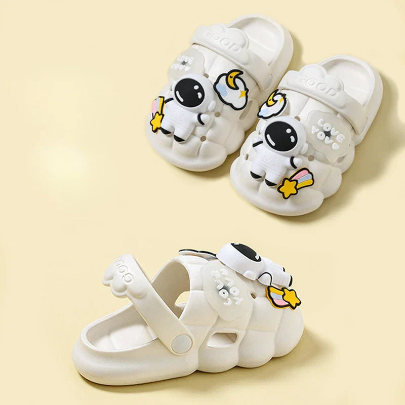 Mini Fashion™ - Motif astronaute ludique - Chaussons pour enfants