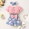Mini Fashion™ - Imprimé floral Mignon - Ensemble d'été pour filles