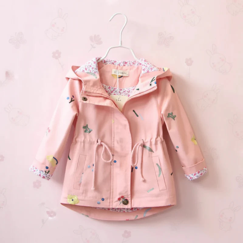 Girls Windbreaker Jacket – Légère et élégante – Veste pour enfant