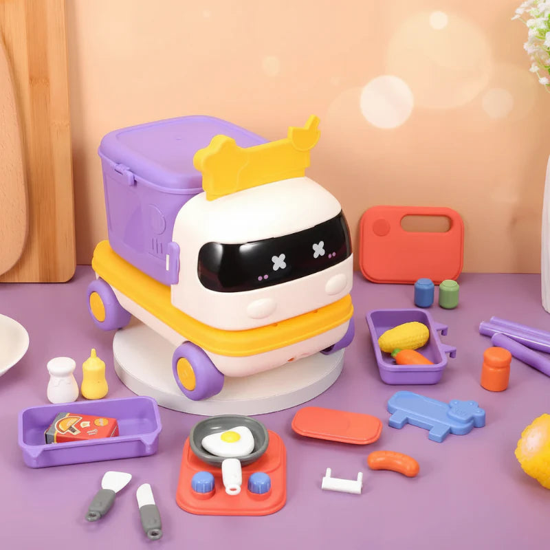 FoodDrive – Interactif et créatif – Set de cuisine pour voiture