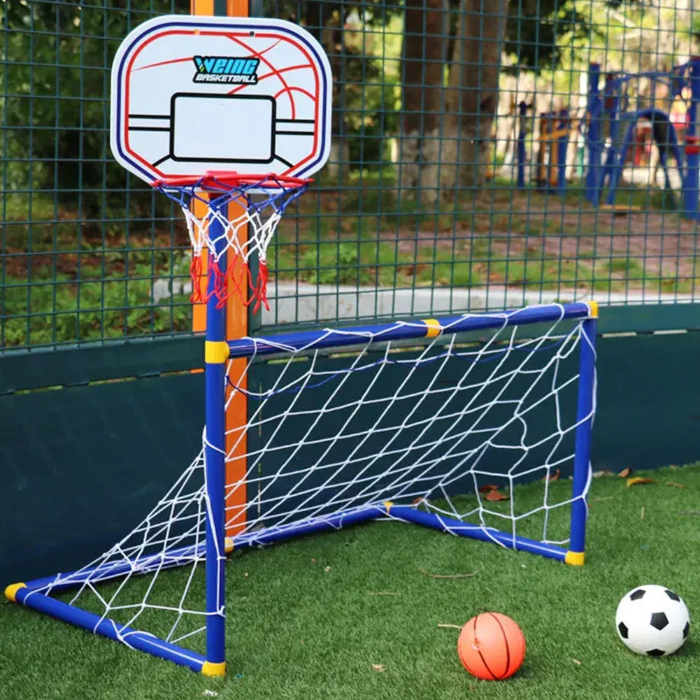 Kids Ball Games - Double plaisir de jeu - Set de jouets football et basket-ball
