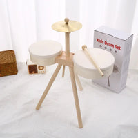 Thumbnail for Kids Wooden Drum Toy – Musique & Créativité – Kit de batterie pour enfants