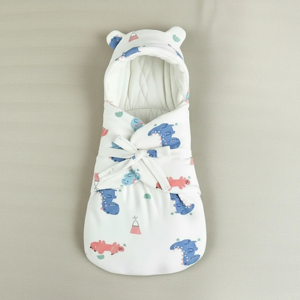 SnuggleBear – Confort et commodité – Couverture en coton pour emmailloter bébé