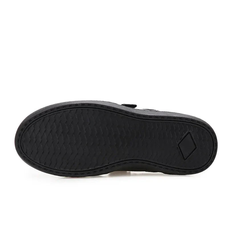 MonoWalk – Légères et durables – Baskets en cuir avec velcro