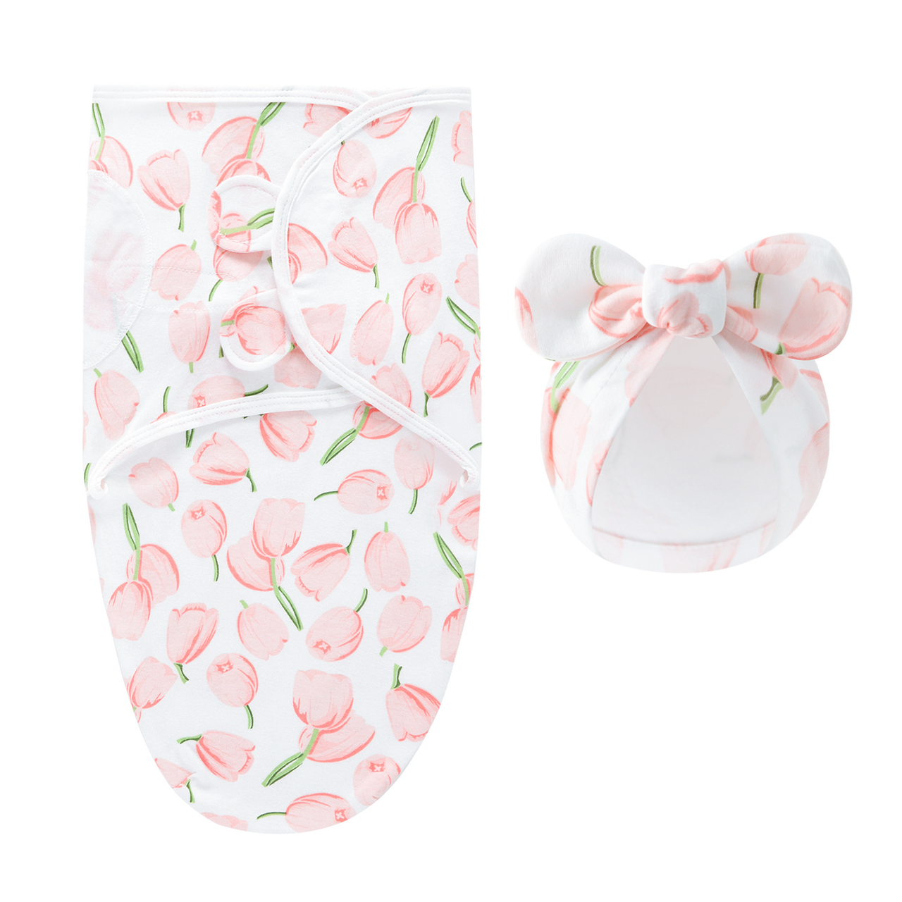 DreamNest – Repos et confort – Couverture d'emmaillotage de luxe avec bonnet