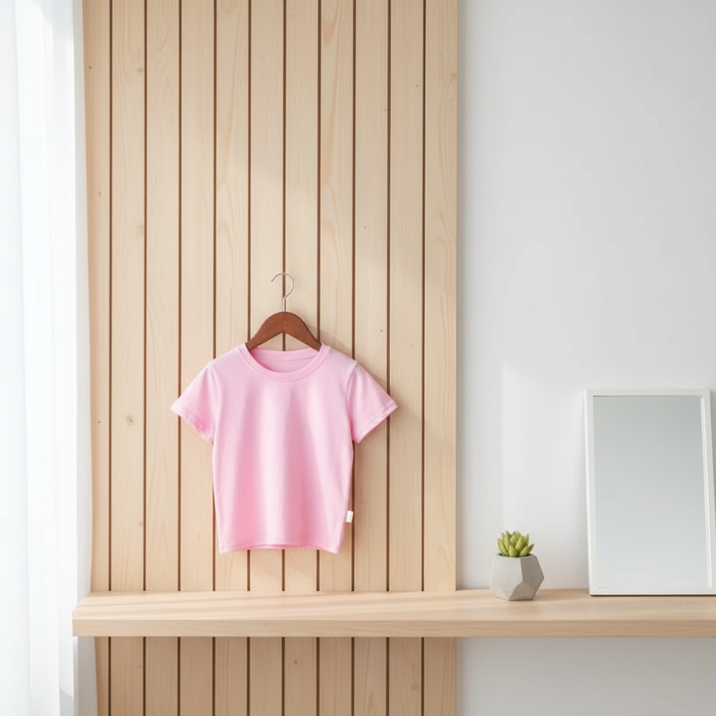 LumiWear – Frais et intemporel – T-shirt basique à manches courtes