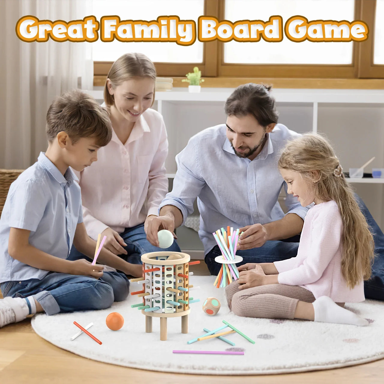 Balance Tower™ – Empiler et compter – Jeu de réflexion en bois