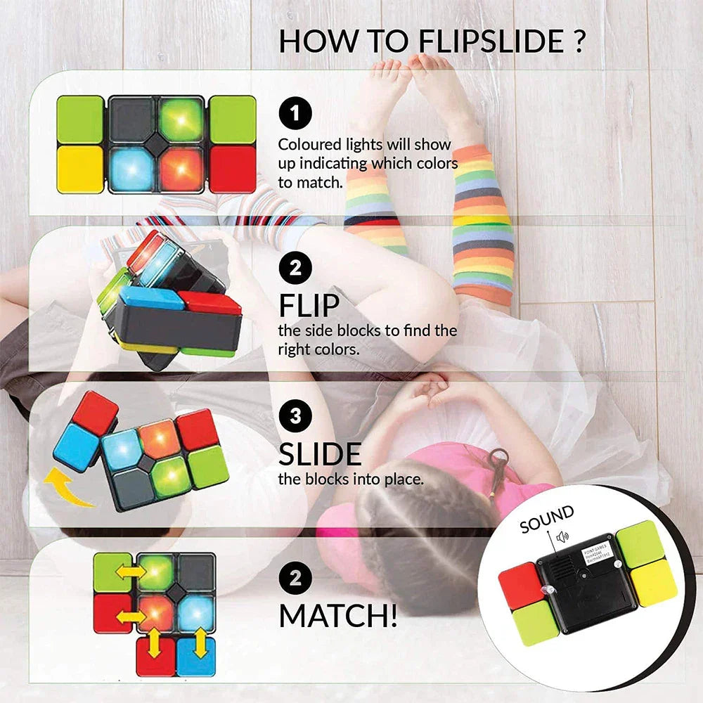 Puzzle Flip Pro™ - Casse-tête et musique dans la paume de la main - Cube Puzzle