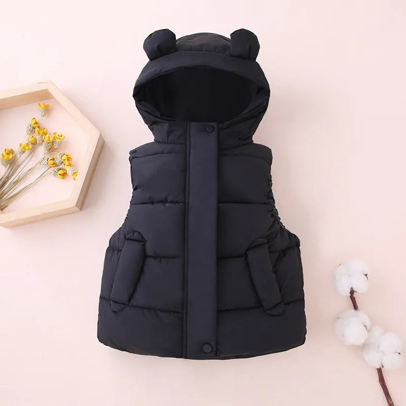 Mini Fashion™ - Chaud et Tendance - Gilet sans manches à capuche