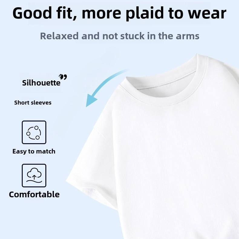 SimpleWear – Décontracté et doux – T-shirt Relax Fit à col rond
