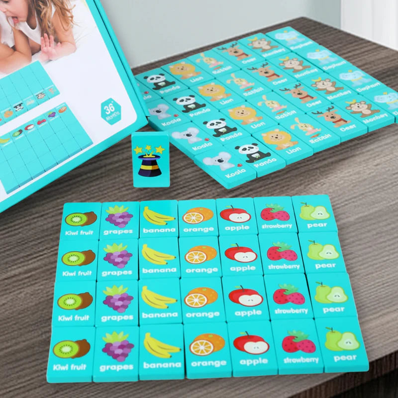 Memory Matching Game – Concentration et développement – Jeu de société de mémoire