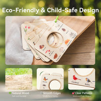 Thumbnail for NatureBook – Coffret découverte nature – Fenêtre d'observation éducative en bois