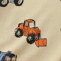Thumbnail for TruckTales – Doux et chaud - Pull avec des véhicules de construction colorés