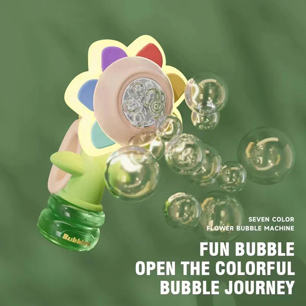 Bubble Flower Machine™ - Spectacle de bulles de fleurs magiques - Souffleur de bulles