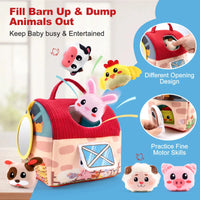 Thumbnail for BabyBarn – Doux & Apprentissage – Ferme avec animaux en peluche