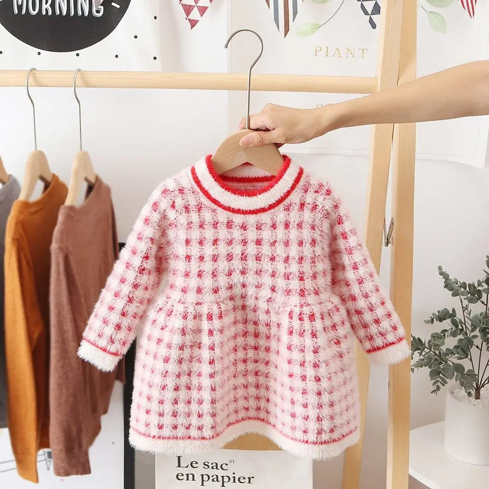 Mini Fashion™ - Agréable et chaud - Robe en laine polaire