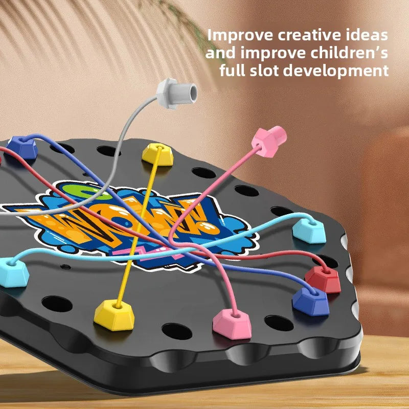 Color Rope Logic Game – Réflexion et interaction – Jeu de société