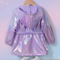Thumbnail for LumiBreeze – Brillant & Léger – Imperméable pour enfant avec capuche