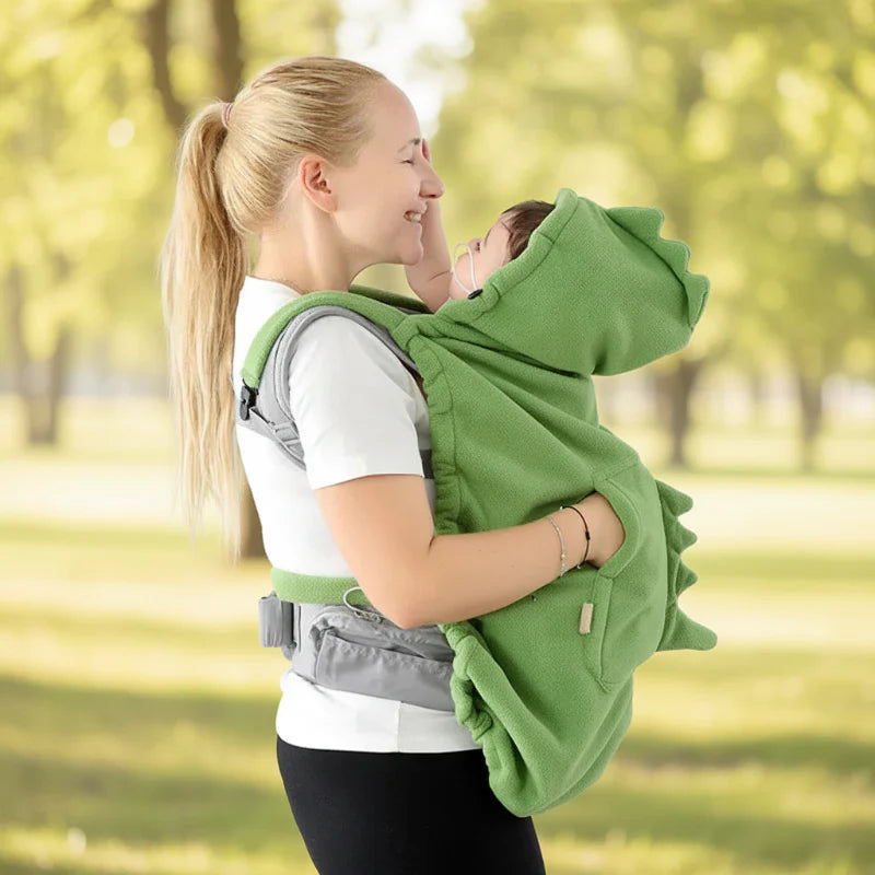 Dinosaur Baby Carrier Cover – Chaleur et confort – Couverture Dino Baby