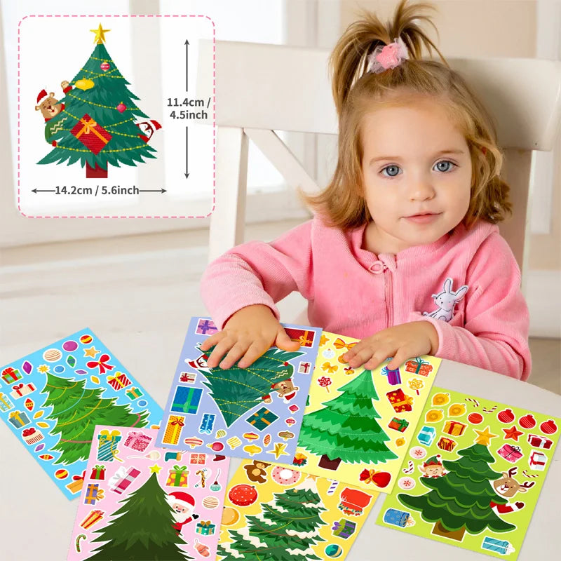 Xmas Tree Stickers™ - Construisez votre propre miracle de Noël - DIY Stickers