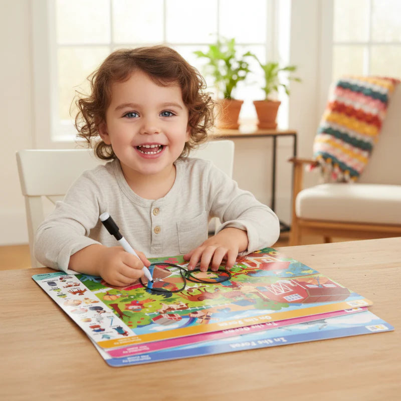 Search and Find Game – Apprendre en s'amusant – Livre d'activités