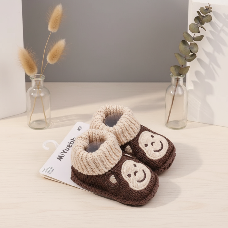 Mini Fashion – Chaussons tricotés pour bébé (3-6 mois)