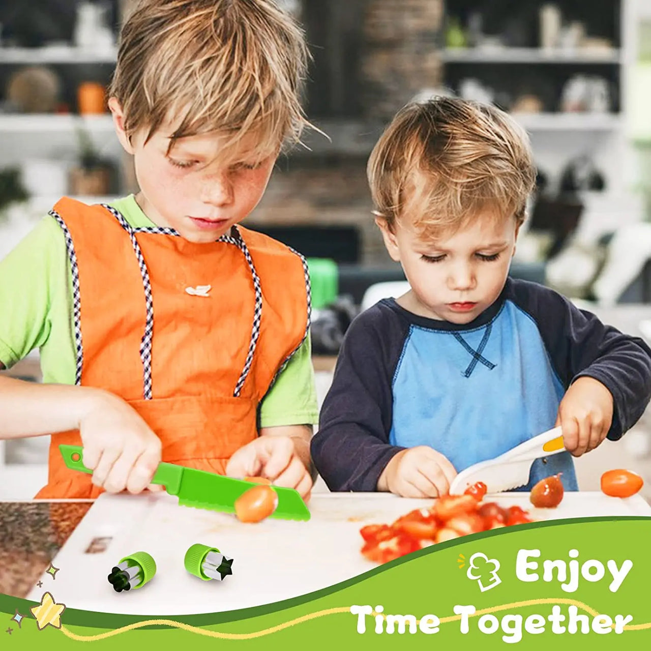 Junior Chef Set™ - Sécurité en cuisine - Ensemble de découpe pour enfants