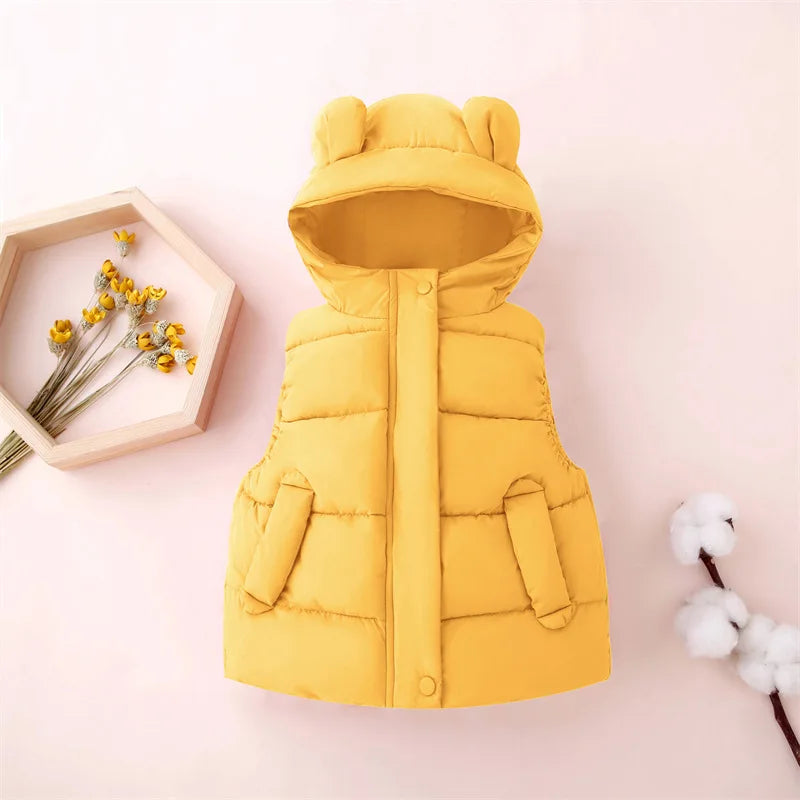 Mini Fashion™ - Chaud et Tendance - Gilet sans manches à capuche