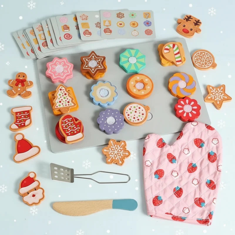 TinyKitchen – Créatif et ludique – Jeu de tri de biscuits en bois