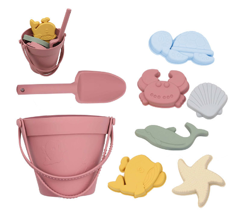 Silicone Beach Set™ - Seau de plage Aventure dans le sable - Kit de plage en silicone