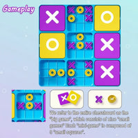 Thumbnail for ThinkTac – Intelligent et stimulant – Tic-Tac-Toe Casse-tête (Morpion)
