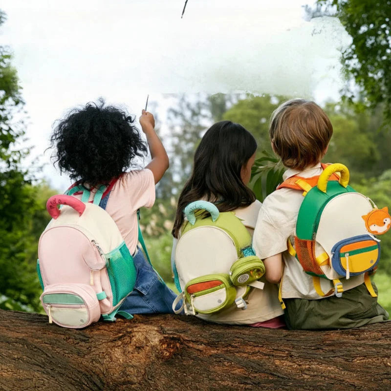 KidPack – Léger et confortable – Sac d'école léger avec porte-bouteille