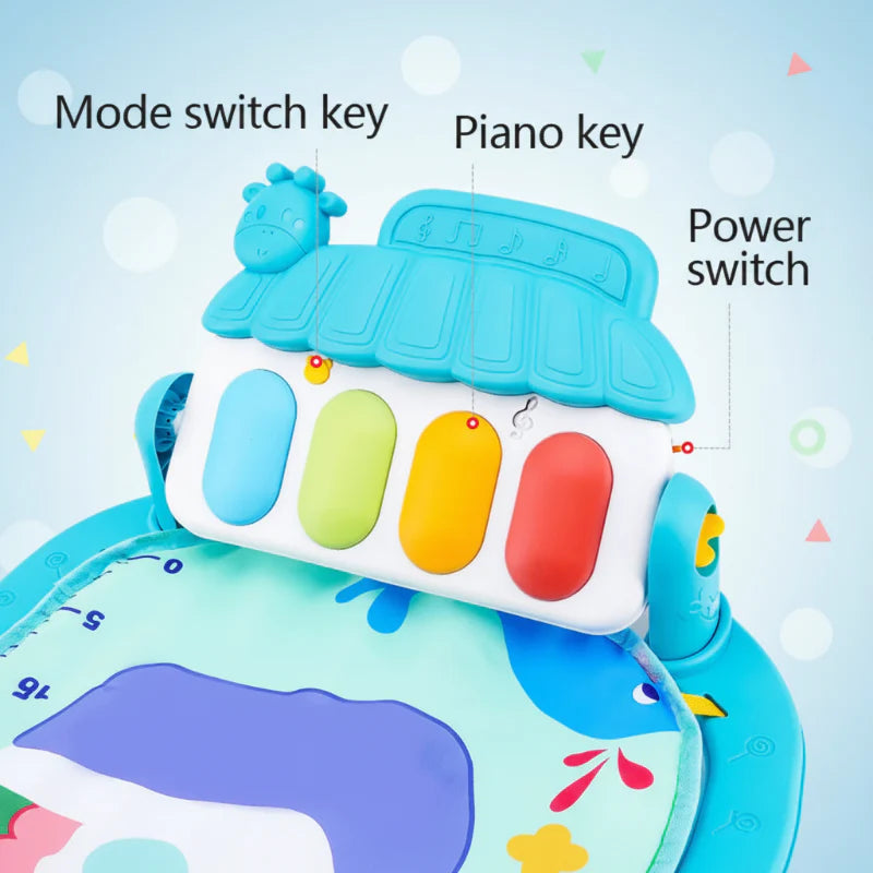 Musical Baby Play Gym – Coloré et éducatif – Tapis de gymnastique pour bébé