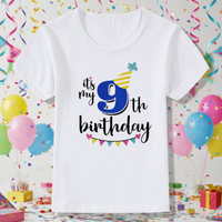 Thumbnail for Birthday Graphic Tee – Mignon et léger – T-shirt d'anniversaire pour enfant