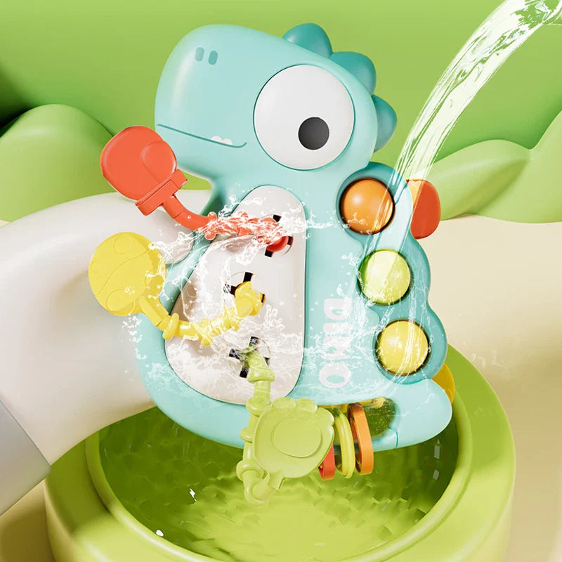 BabyDino – Ludique et mordable – Jouet sensoriel à tirer