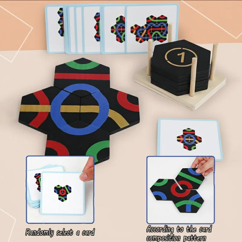 LogicStack – Intelligent et éducatif – Jeu de tri des formes et des chiffres