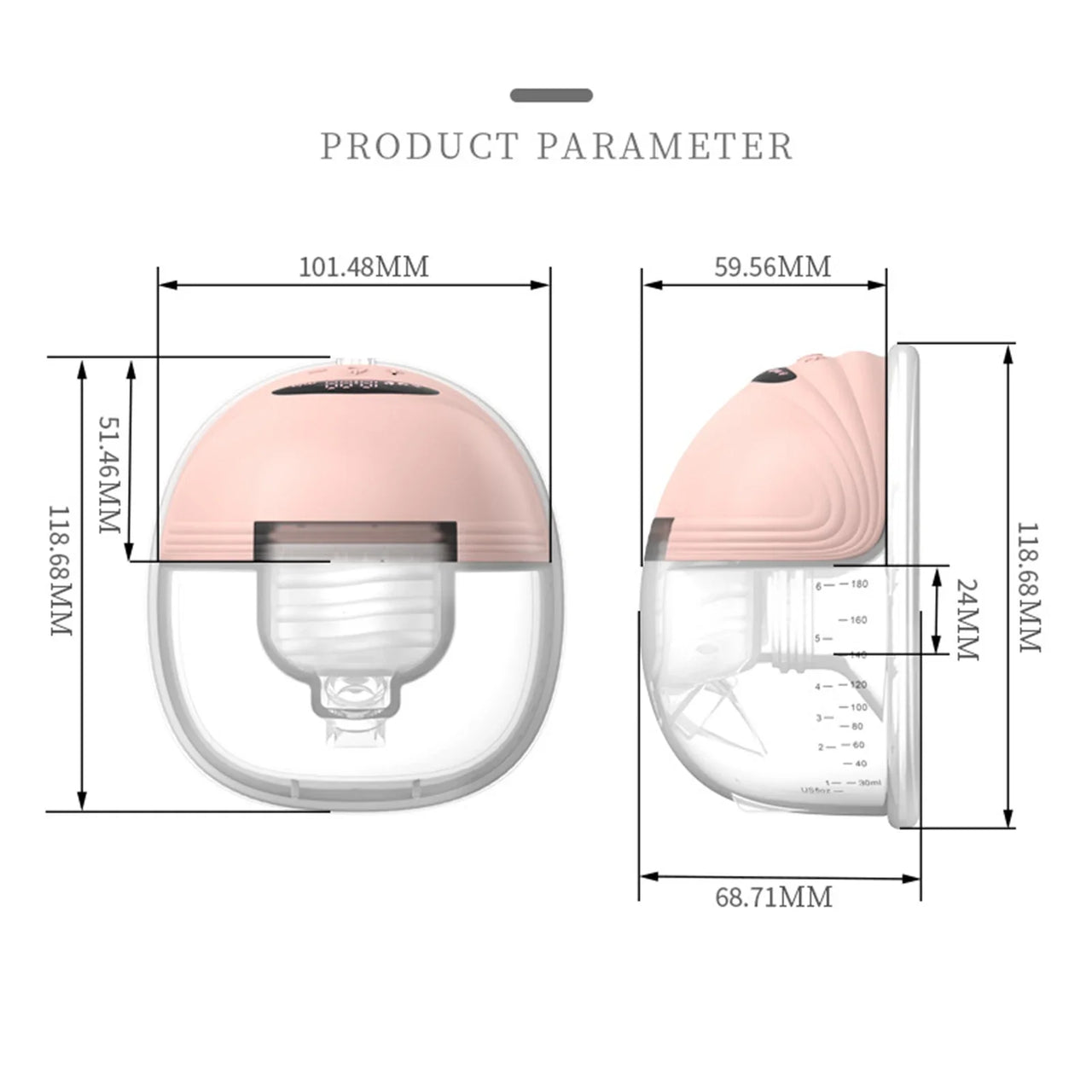 MammaEase – Calme et sécurité – Tire-lait mains libres
