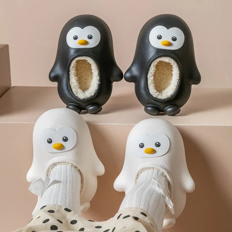 Mini Fashion™ - Chaussons pingouins pour enfants